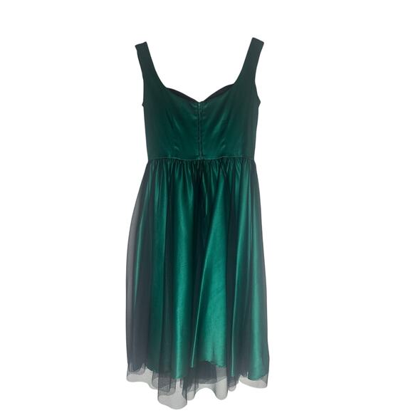 Stop Staring! Women's 6 Emerald Green Fit & Flare Party Dress Vintage-Inspired - Picture 11 of 13